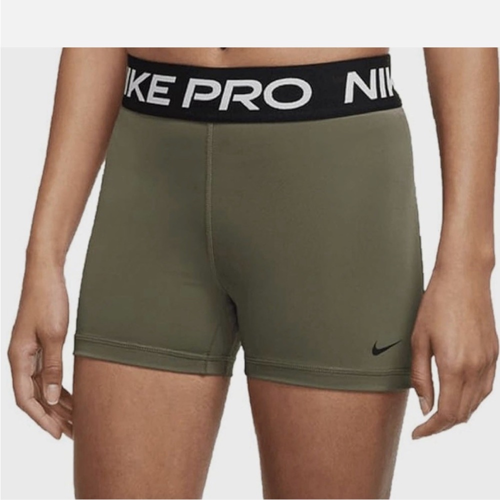 Nike Women's Athletic Shorts in Olive